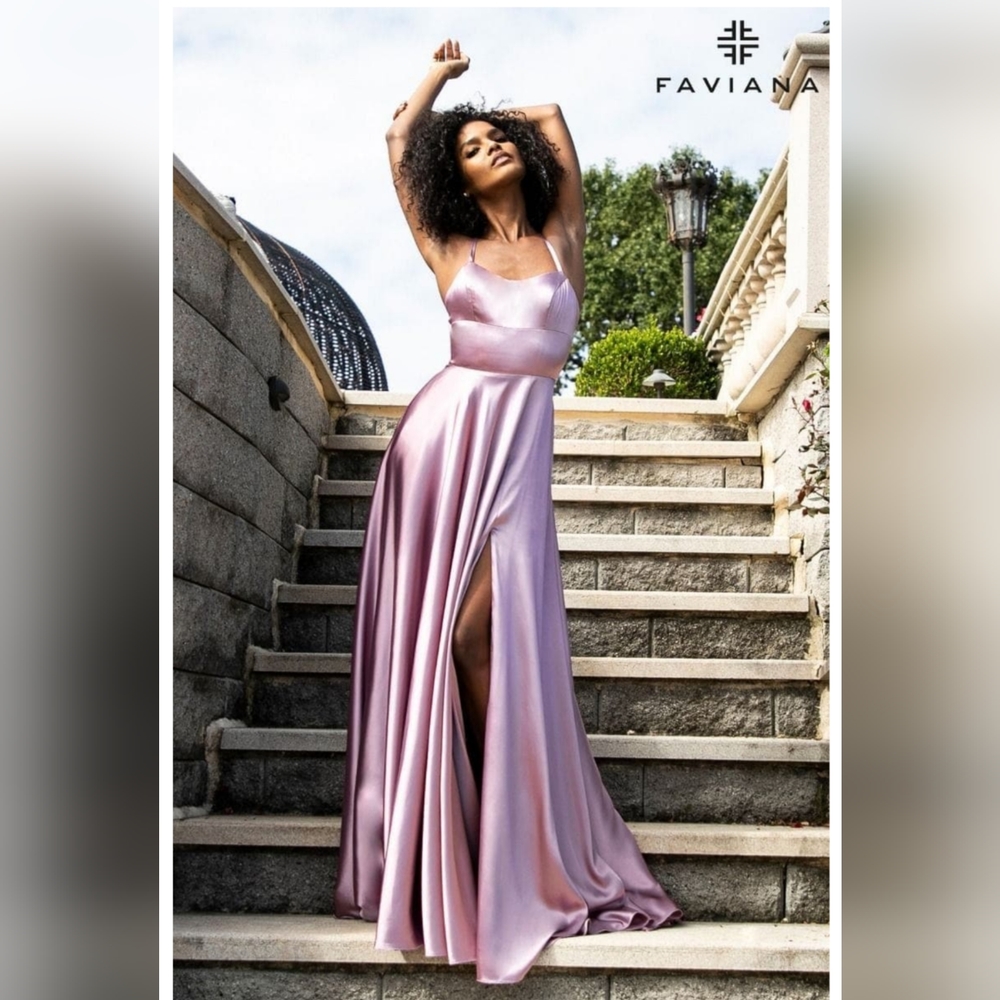 Favian Gown ,Deep Muave